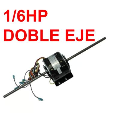 MOTOR EVAPORADORA - MANEJADORA DOBLE EJE 3Sp 1/6HP 230V 50/60HZ