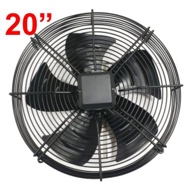 MOTOR VENTILADOR AXIAL 220V 60HZ 1PH 4P IP54 20&quot; SUCCION 1600RPM