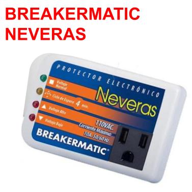 PROTECTOR DE VOLTAJE NEVERA 115V 10AMP 3T  BREAKERMATIC