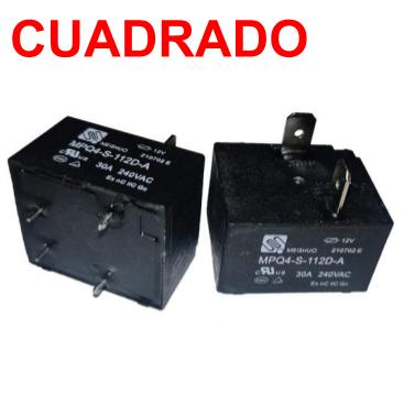 RELAY TARJETA ELECTRONICA AA 12VOL 2HP 240VAC CUADRADO