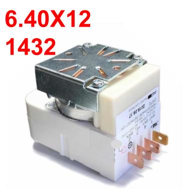 TIMER NEVERA 6X40 CONEXION 1432 TD-20L PLACA METALICA