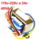 [TP2440AV] TRANSFORMADOR 110v-220v a 24v 40VA