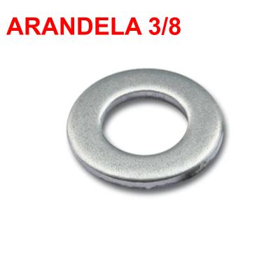 ARANDELA  PLANA 3/8 PARA CHAZO DE 1/2 Y VARILLA ROSCADA