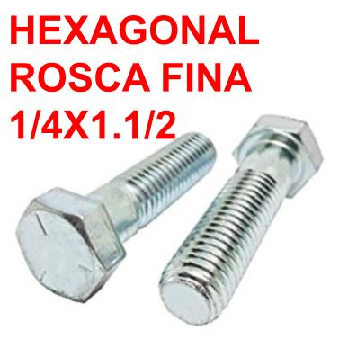 TORNILLO CABEZA HEXAGONAL 1/4X1 1/2" ROSCA FINA