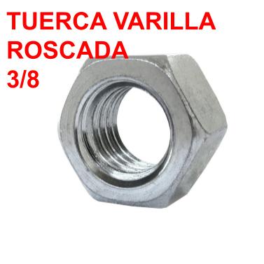 TUERCA 3/8 PARA VARILLA ROSCADA