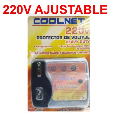 PROTECTOR DE VOLTAJE 220V 30AMP CABLE AJUSTABLE COOLNET