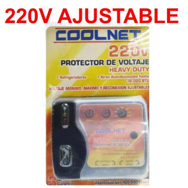 PROTECTOR DE VOLTAJE 220V 20AMP CABLE AJUSTABLE COOLNET