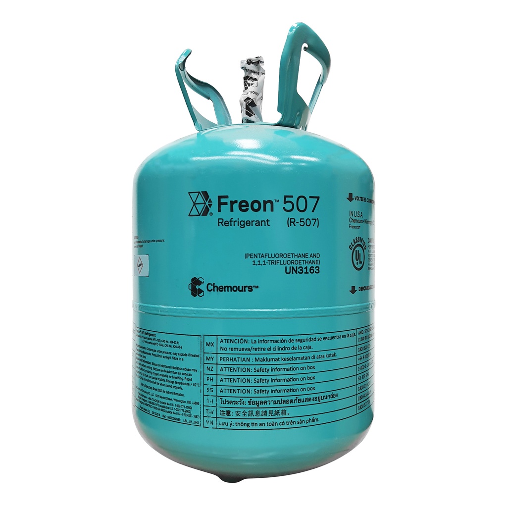 GAS REFRIGERANTE  507C X CILINDRO DUPONT CHEMOURS 11,3kg