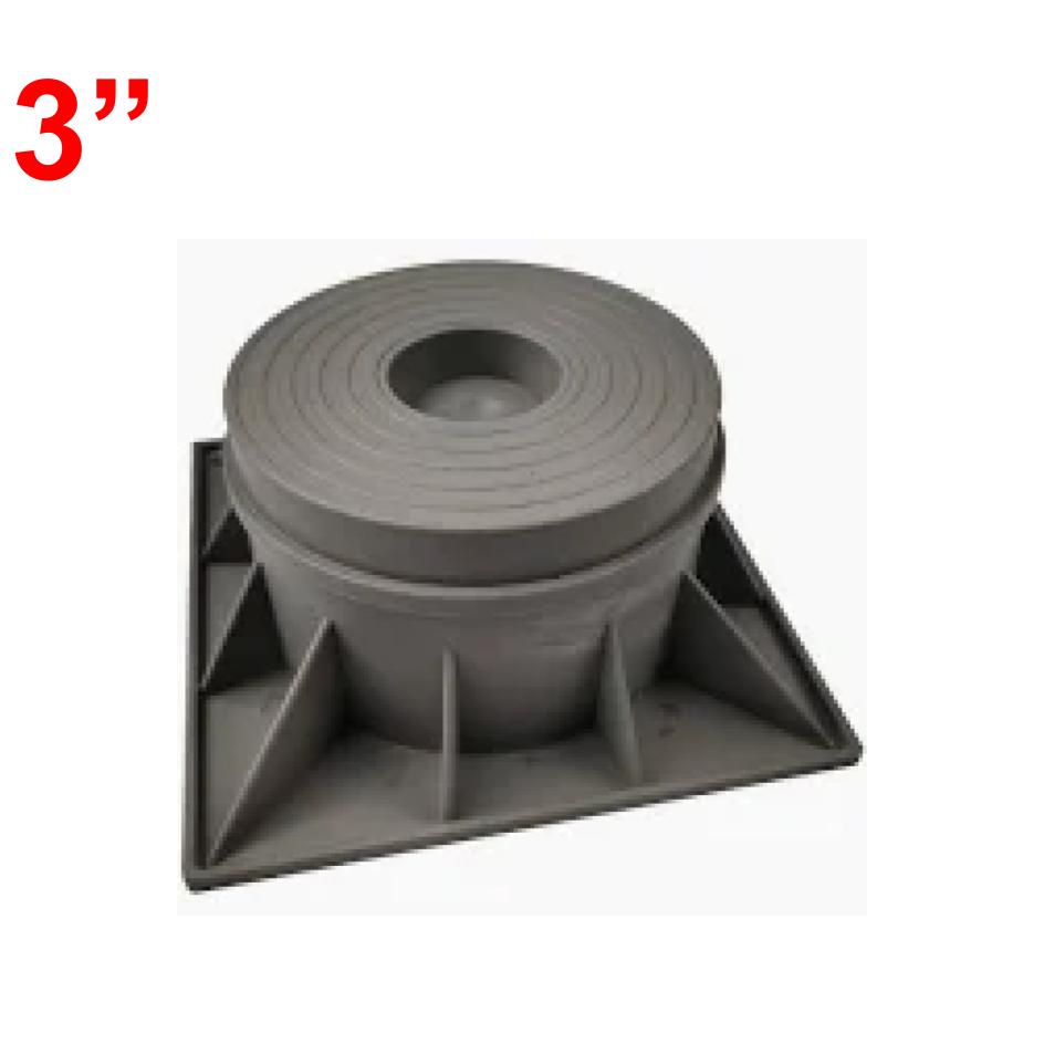 BASE CONDENSADORA PLASTICA 3&quot; X 4