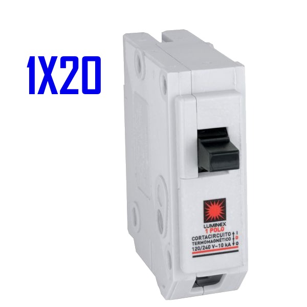 BREAKER 1X20 AMP INCRUSTADO