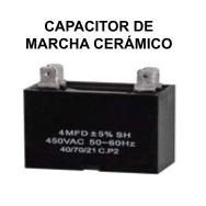 CAPACITOR DE MARCHA 8 MFD 450V CERAMICO