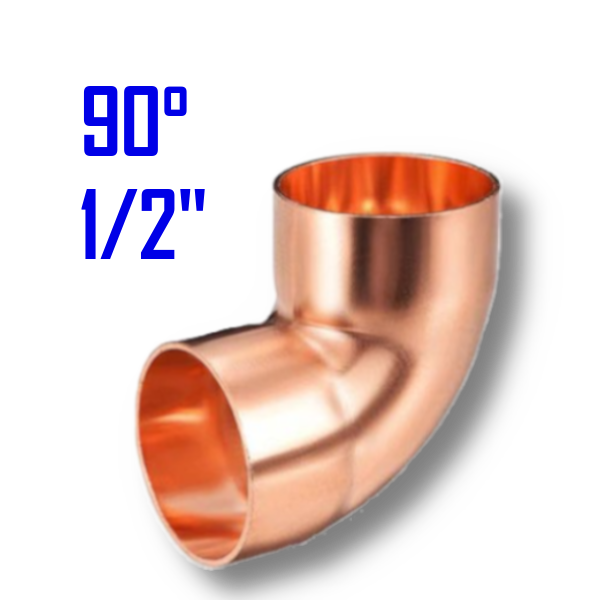 CODO DE COBRE 90° 1/2"