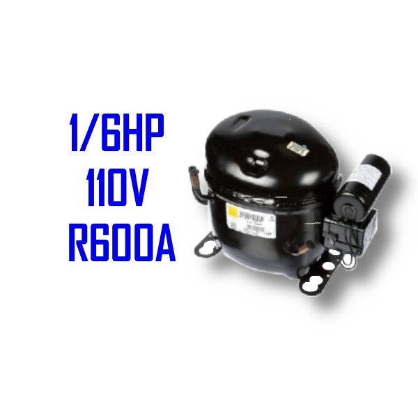 COMPRESOR 1/6HP 110V R600A FCR60CLP COOLNET