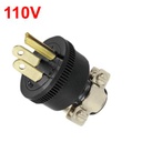 [ECHUPT110V] ENCHUFE CLAVIJA AEREA CAUCHO P/TIERRA 110V