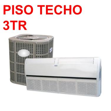 EQUIPO CENTRAL  PISO TECHO CONDENSADORA DESCARGA VERTICAL 36000BTU 3TR 220V 1Ph 60Hz R410A SEER 13