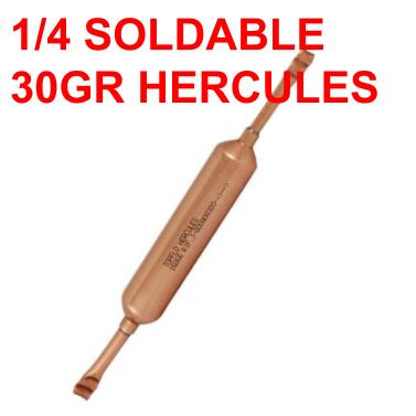 FILTRO SECADOR 1/4&quot; COBRE SOLDABLE GRANDE 30gr HERCULES