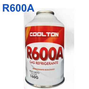 GAS REFRIGERANTE R600A POTE 160gr 5,6OZ REMPLAZO R12