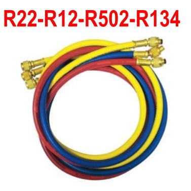 MANGUERA PARA MANOMETRO 36" 90CM R12-R22-R502-R134 UNIDAD