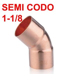 [SCC118] SEMICODO DE COBRE 45° 1 1/8&quot;