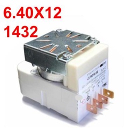 [T6.40X12-1432] TIMER NEVERA 6X40 CONEXION 1432 TD-20L PLACA METALICA