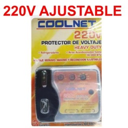 [BXV015220V] PROTECTOR DE VOLTAJE 220V 30AMP CABLE AJUSTABLE COOLNET