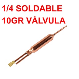 [DX10SV] FILTRO SECADOR 1/4&quot; COBRE SOLDABLE  PEQUEÑO CON VALVULA 10gr