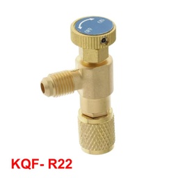 [KQFR22] VALVULA DE CARGA  DE SEGURIDAD REFRIGERANTE 1/4 A 1/4 R22 A R134A