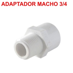[ADM34] ADAPTADOR MACHO PVC 3/4